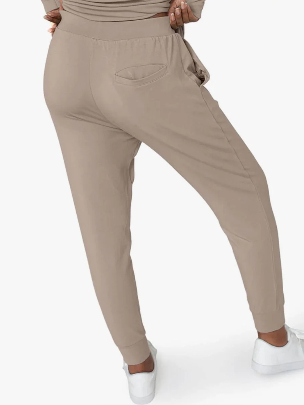 Kindred Bravery Bamboo Joggers sweatpants beige tan size medium casual - Picture 2 of 7